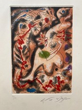 André MASSON. Belle eau-forte et aquatinte originale, signée et justifiée 13/50.