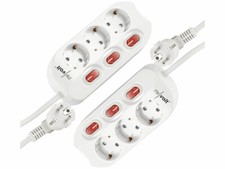 2 multiprises 3 ports avec 3 interrupteurs individuels - Revolt