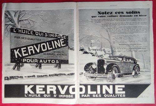 Pub presse auto - auto, huile