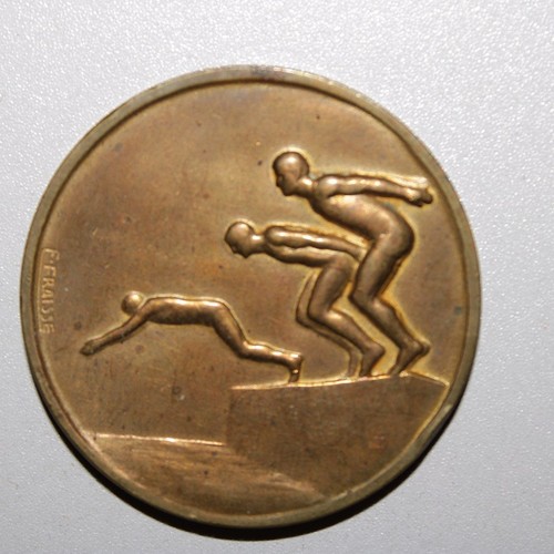 Médaille natation art - médaille, de