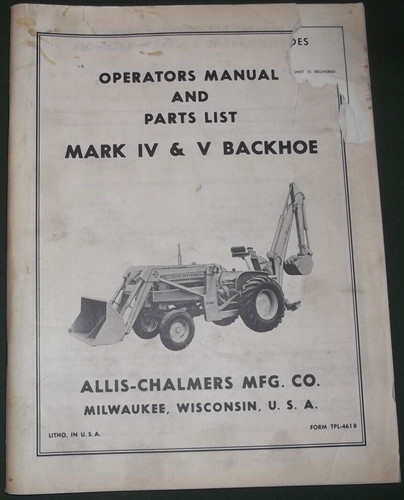Allis chalmers grade v - allis, iv