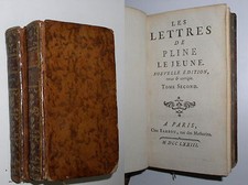 LOUIS DE SACY [TRADUIT PAR] - LES LETTRES DE PLINE LE JEUNE - 2 VOL. - 1773