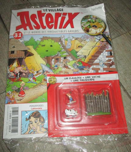Astérix village hachette - astérix,