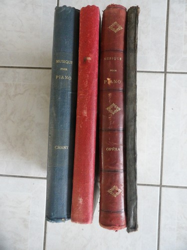 Lot anciens livres musique - livres,