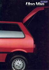 Catalogue Brochure Fiat Uno Van / Tipo Van 1992 Pays Bas Nederland