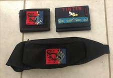 Lot Portefeuille Tintin + Sac  Banane Le Lotus Bleu Très Bon État X3