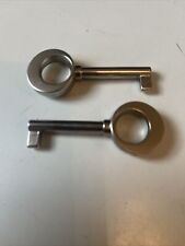 lot de 2 ancienne clef meuble tiroir porte Vintage Moderniste