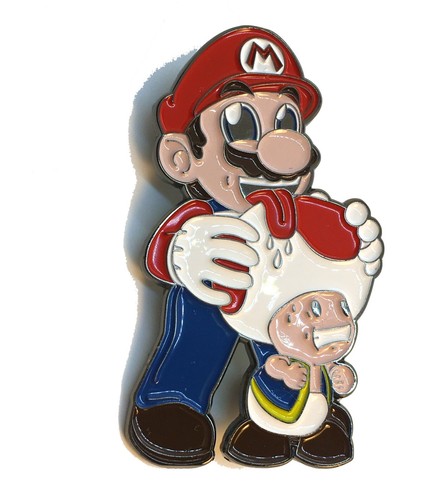 Toad licking mario mushroom - toad,