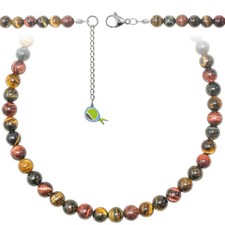 Collier en oeil de tigre