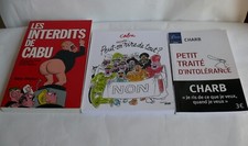 Les Interdits de Cabu - Peut-on encore rire de tout ?  - Charb -lot de 3 livres 
