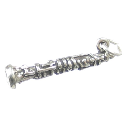 Breloque hautbois argent - hautbois, en
