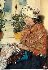 Métiers - Artisanat - Dentelle - Dentellières au carreau - Folklore - Flamme Pos