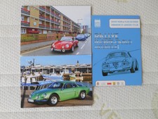 3 Cartes Postale  Alpine Renault Dieppe Rédélé Berlinette Avenue de Bréauté a110