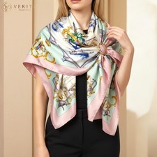 RARE VINTAGE foulard en soie