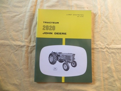 Tracteur john deere 2020 - tracteur,
