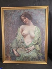 Tableau ancien huile Nu