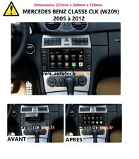 Autoradio GPS Carplay-Android auto Mercedes Classe CLK W209 (2004-2011) + caméra