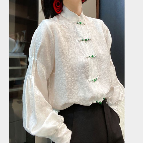 Femme satin haut chemisier - femme,