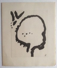 PIERRE TAL COAT  - carte de vœux  MAEGHT 1961 - AQUATINTE 