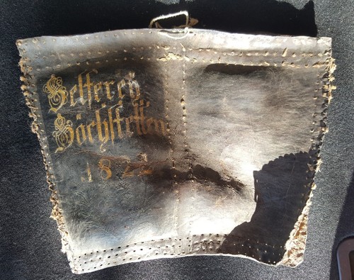 Objet historique cuir - objet, 1822