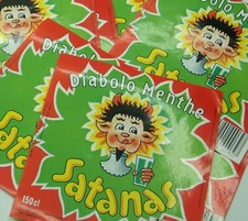 LOT 30 ÉTIQUETTES /SATANAS /DIABOLO MENTHE  /LABELS/ WINE  BOISSON ALCOOL OLD  