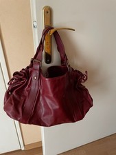Sac a main en cuir Gérard Darel 24H bordeaux Comme Neuf Porté 1 fois, Sac épaule