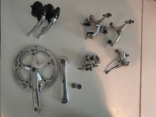 Groupe Campagnolo Athena Vintage 2x8v + Cache visse Campagnolo (rare)