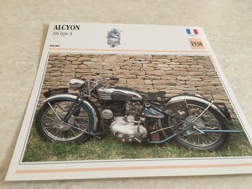 Carte moto alcyon 306 type - 306,
