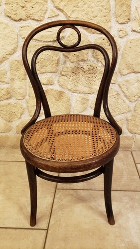 Chaise enfantcannée thonet - chaise,