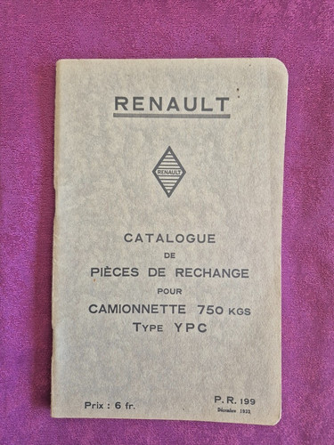 Renault camionnette type yzc - renault,