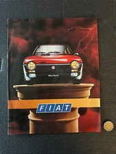 Catalogue Brochure De Vente Fiat Dont Ritmo Abarth
