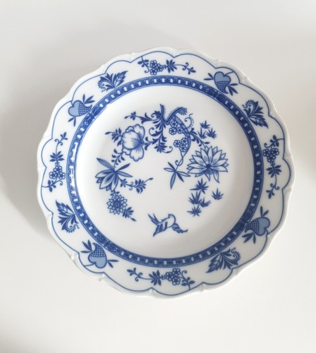 Plat porcelaine blanc et - porcelaine,