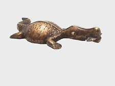 RARE POIDS BRONZE AKAN FIGURATIF - PESON POUR OR- ZOOMORPHE - ART AFRICAIN