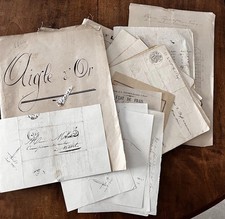 DOCUMENTS MANUSCRITS 1830 A 1900,Famille Monteil Niort «Hotel Aigle D’or »Lettre