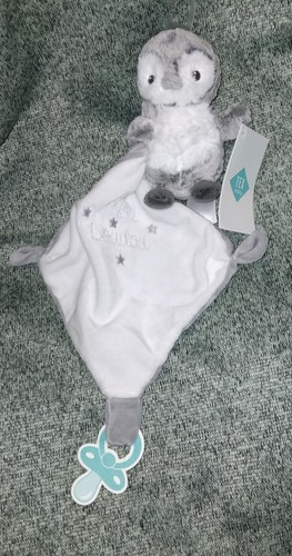 Doudou peluche pingouin - , gris
