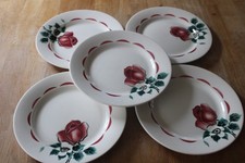 5 assiettes plates DIGOIN