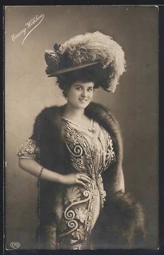 Carte postale actrice - carte, de