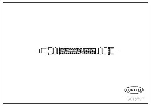 Flexible frein essieu - frein,