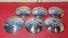 6X Couvre-Roue Chromé Plat VW