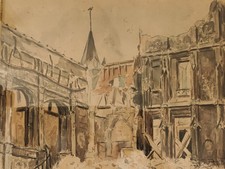 Aquarelle le Palais de Justice