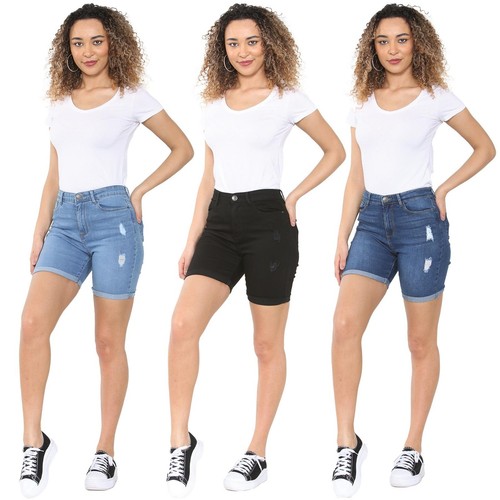 Enzo femmes short déchiré - femmes,
