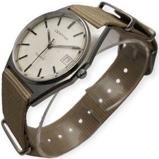 Certina Date 34mm 1980s Cal Quartz FE7220 LEBROCANTHEURE MONTRE VINTAGE WATCH