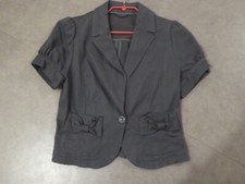 Neuve Veste courte toile grise