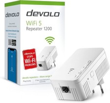 Lot de 2 répéteurs WiFI - DEVOLO WIFI 5 Répéteur 1200 Blanc