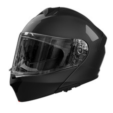 Casque Modulaire Moto Stormer Spin Noir Mat Visière Parasole Touring