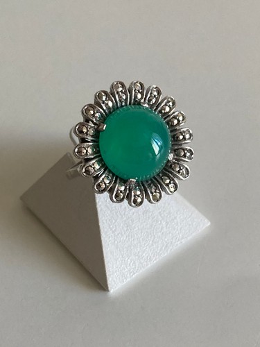 Bague argent massif marguerite