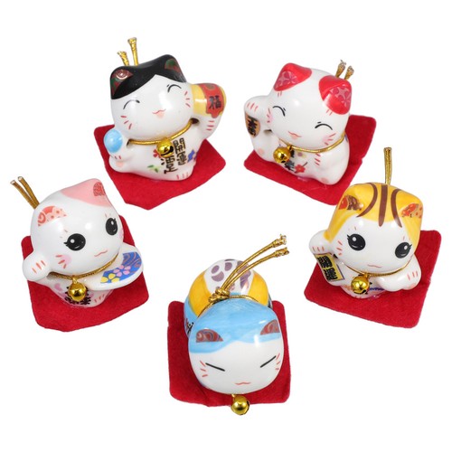 Pcs maneki neko ornament - 5,