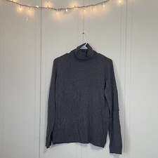 Cyrus Womens Gray Ribbed Hem