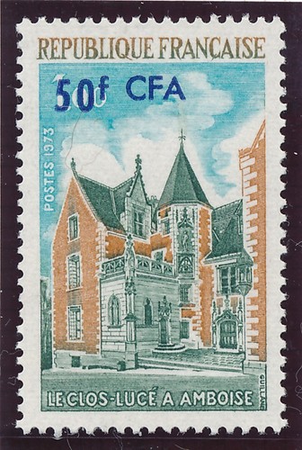 Timbre cfa réunion 416 - cfa, 416**