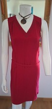 🌺Petite robe rouge Camaïeu avec ceinture, taille 36🌺
